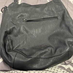 Jessica Simpson Black Leather Bag